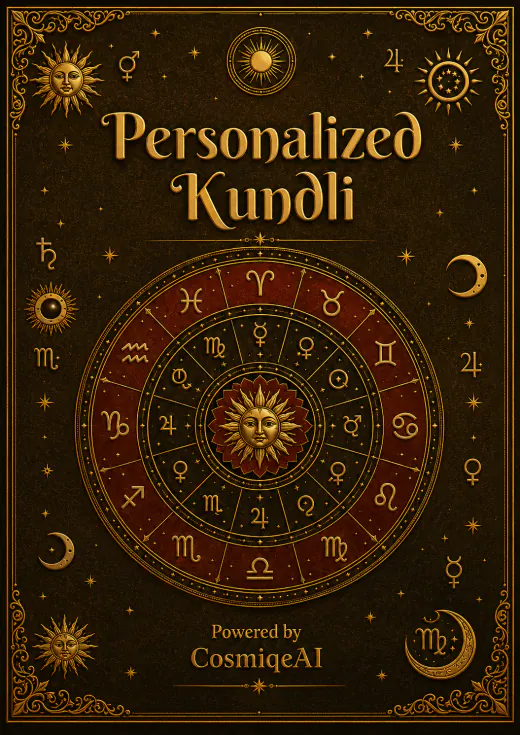 The cover of the Janam Kundli report