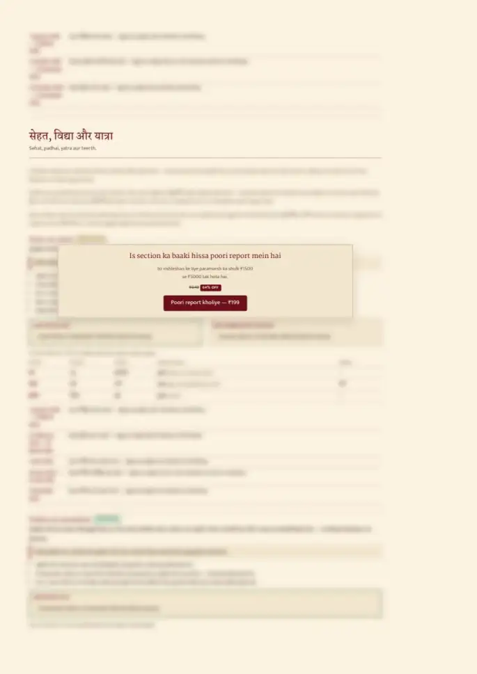 Page 12, blurred — it comes with the report