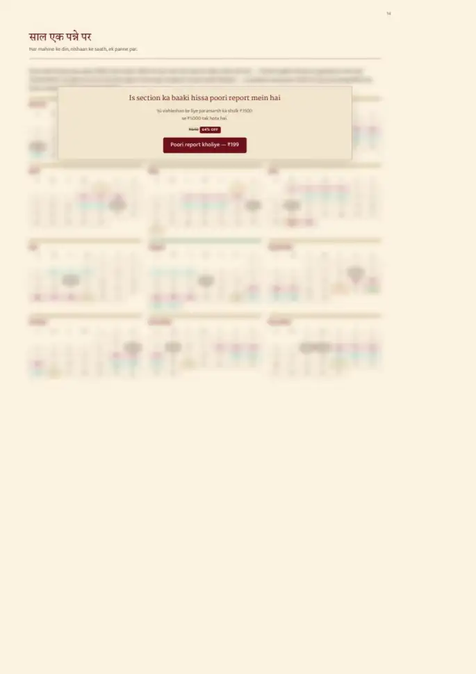 Page 14, blurred — it comes with the report