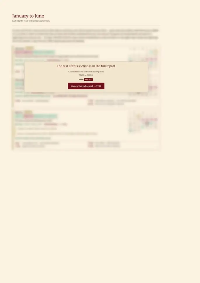 Page 15, blurred — it comes with the report
