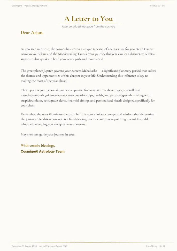 Page 3 of the sample report