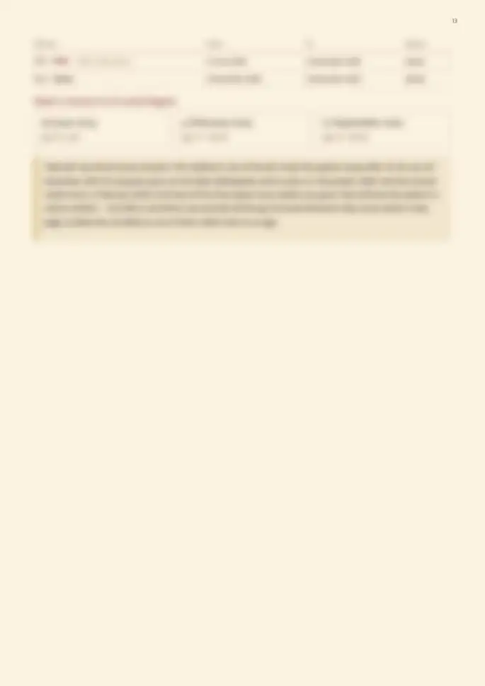 Page 13, blurred — it comes with the report