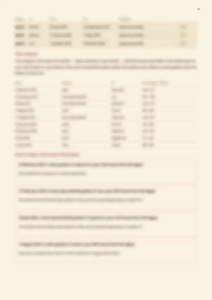 Page 16, blurred — it comes with the report