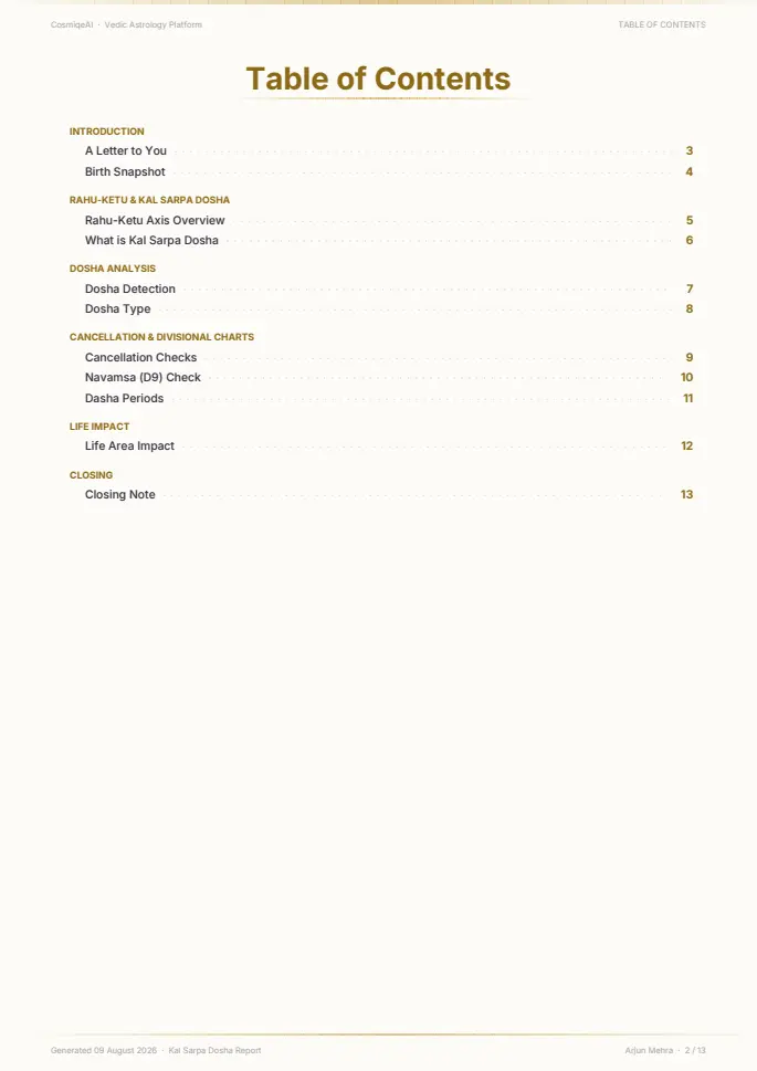 Page 2 of the sample report