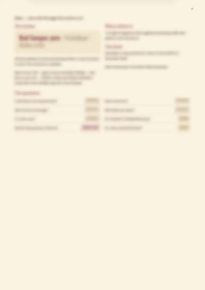 Page 21, blurred — it comes with the report