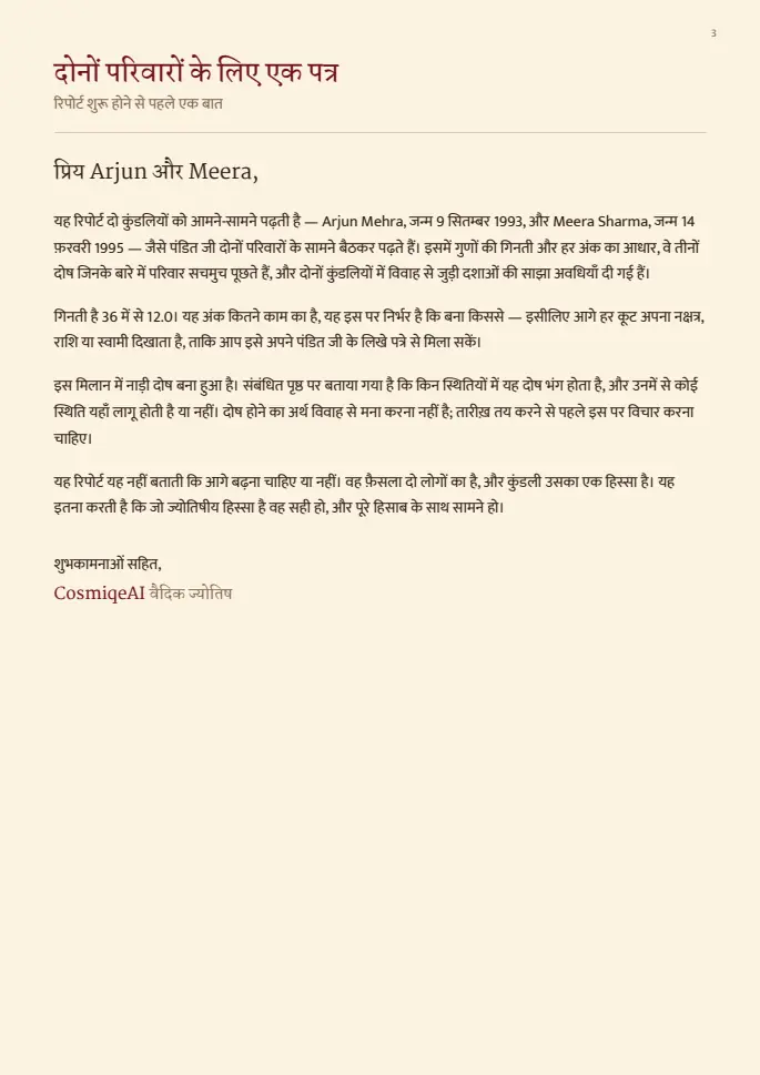 नमूना रिपोर्ट का पन्ना 3