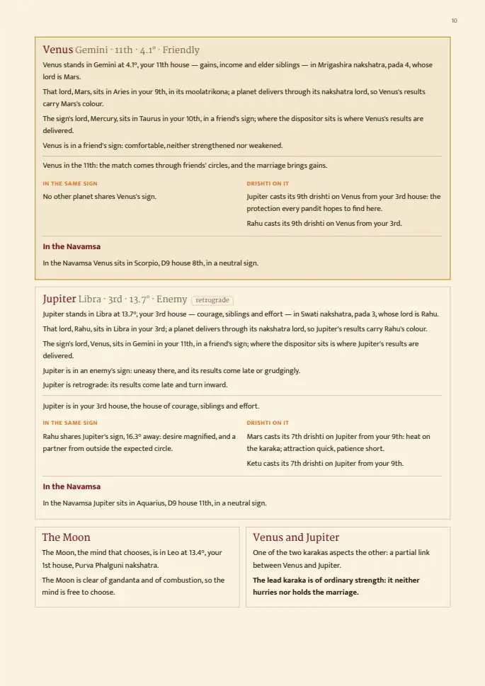 Page 10, blurred — it comes with the report