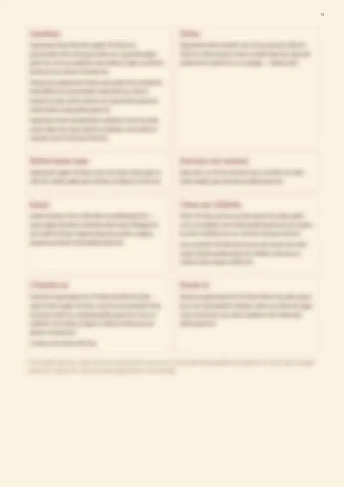 Page 14, blurred — it comes with the report