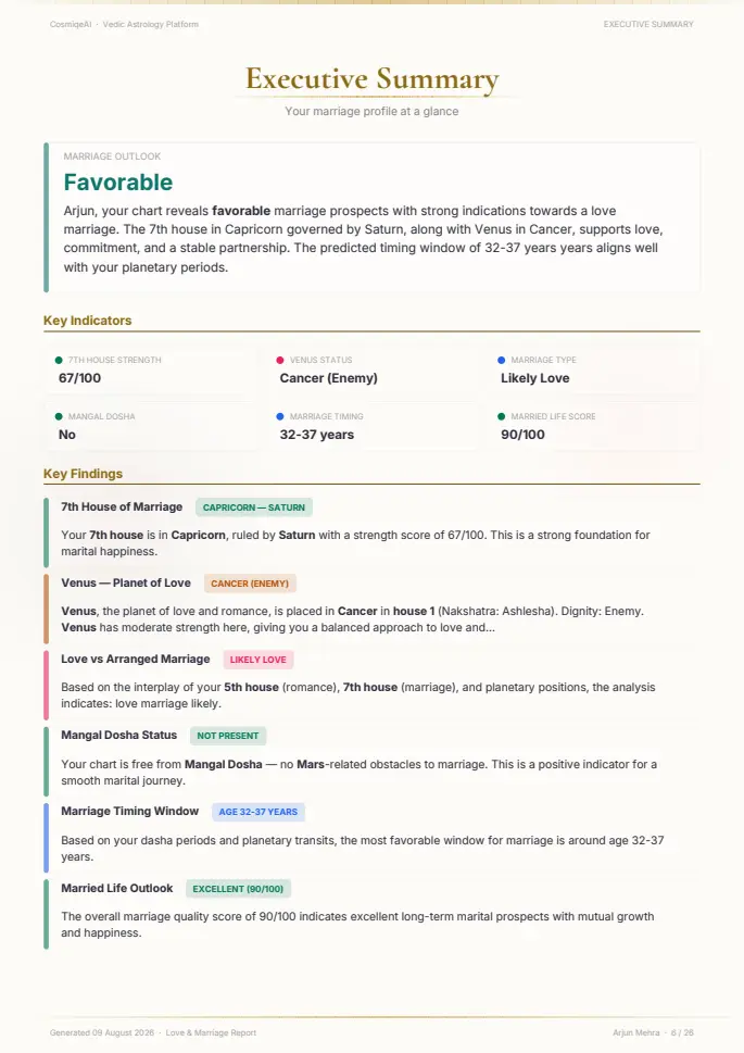 Page 6 of the sample report
