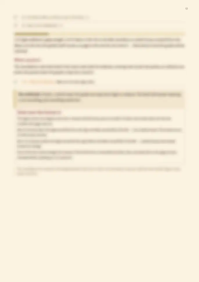 Page 12, blurred — it comes with the report