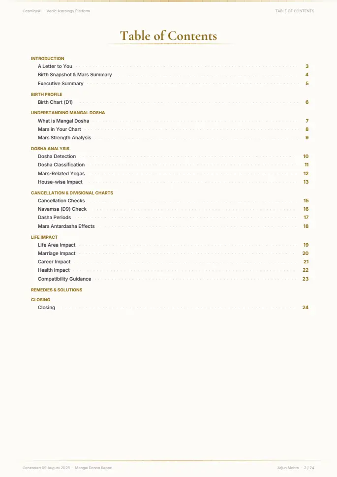 Page 2 of the sample report