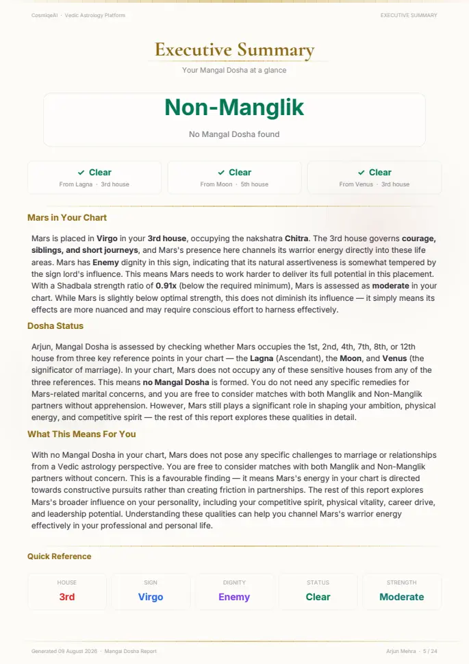 Page 5 of the sample report