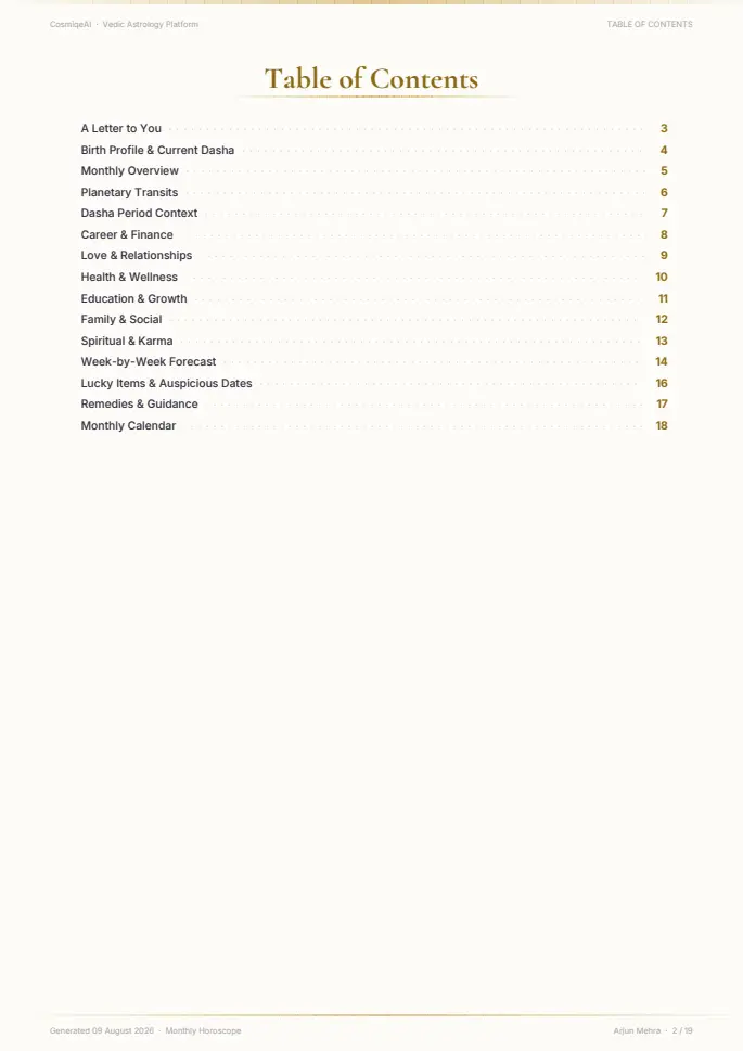 Page 2 of the sample report