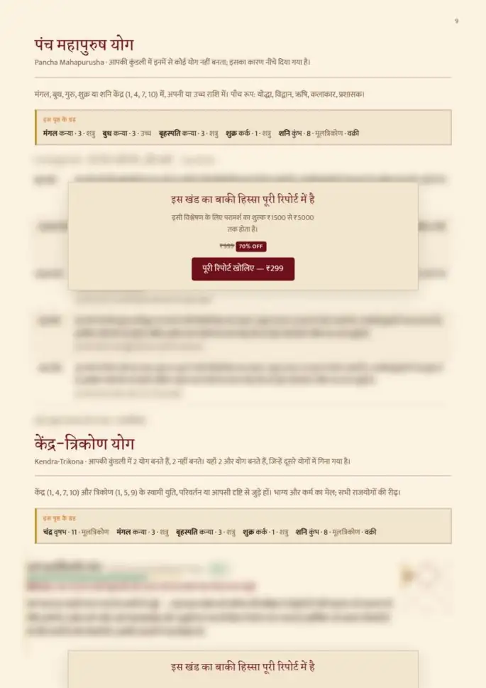 पन्ना 9, धुँधला — रिपोर्ट के साथ मिलता है