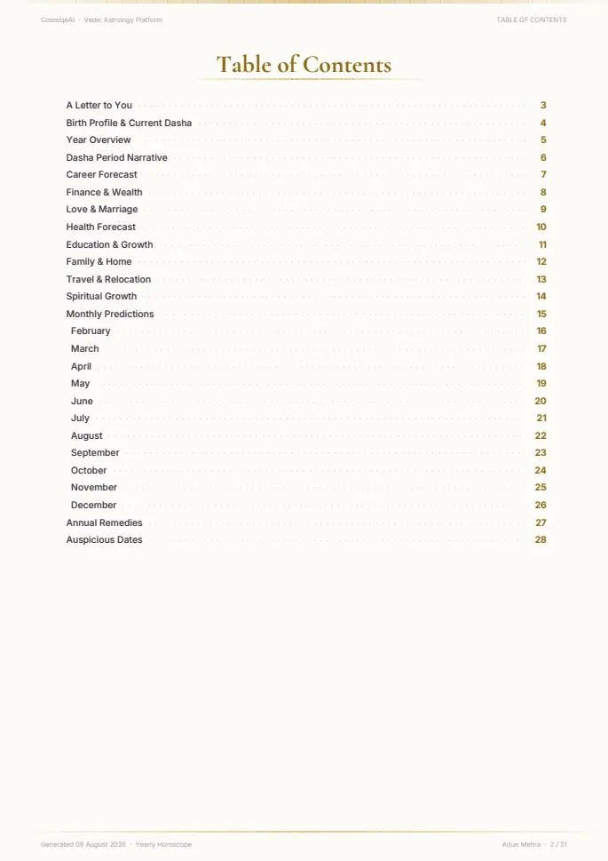 Page 2 of the sample report